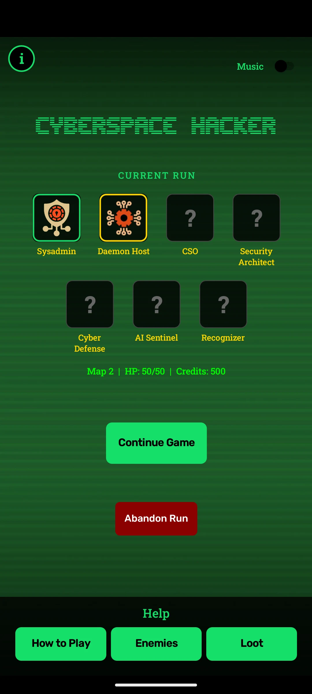 Cyberspace Hacker screenshot